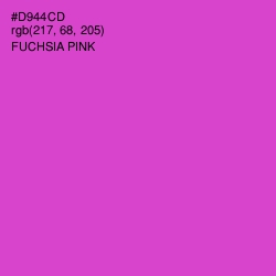 #D944CD - Fuchsia Pink Color Image