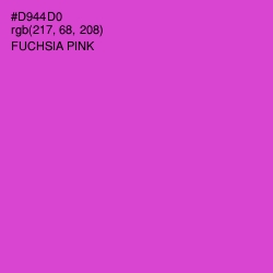 #D944D0 - Fuchsia Pink Color Image