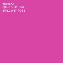 #D945A5 - Brilliant Rose Color Image