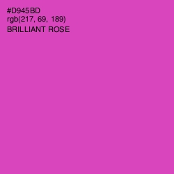 #D945BD - Brilliant Rose Color Image