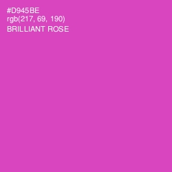#D945BE - Brilliant Rose Color Image