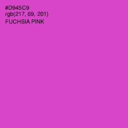 #D945C9 - Fuchsia Pink Color Image