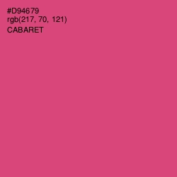 #D94679 - Cabaret Color Image