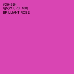 #D946B4 - Brilliant Rose Color Image