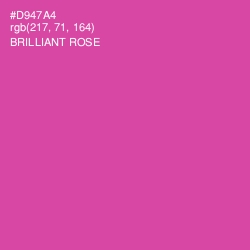 #D947A4 - Brilliant Rose Color Image