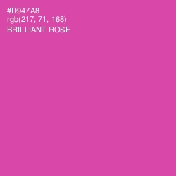 #D947A8 - Brilliant Rose Color Image
