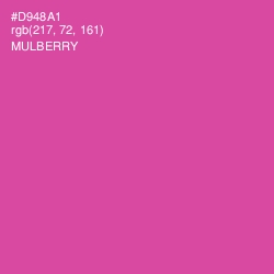 #D948A1 - Mulberry Color Image