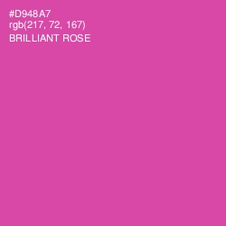 #D948A7 - Brilliant Rose Color Image