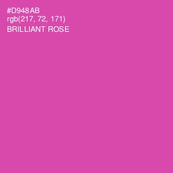 #D948AB - Brilliant Rose Color Image