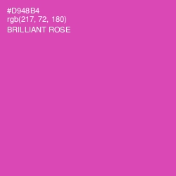 #D948B4 - Brilliant Rose Color Image