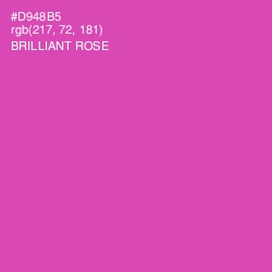 #D948B5 - Brilliant Rose Color Image