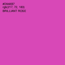 #D948B7 - Brilliant Rose Color Image