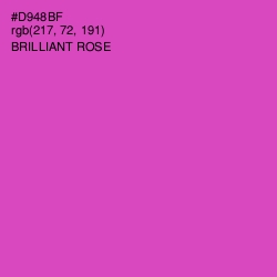 #D948BF - Brilliant Rose Color Image