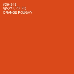 #D94919 - Orange Roughy Color Image