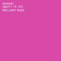 #D949A7 - Brilliant Rose Color Image