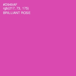 #D949AF - Brilliant Rose Color Image