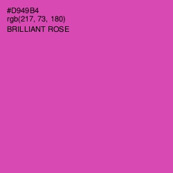 #D949B4 - Brilliant Rose Color Image