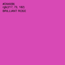 #D949B6 - Brilliant Rose Color Image