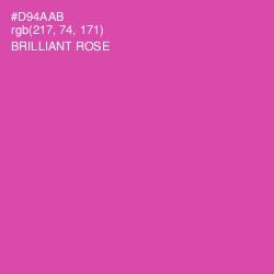 #D94AAB - Brilliant Rose Color Image