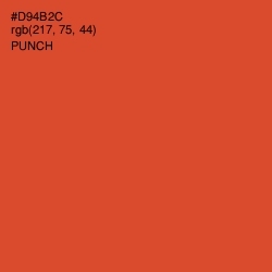 #D94B2C - Punch Color Image