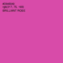 #D94BA9 - Brilliant Rose Color Image