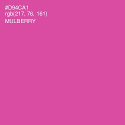 #D94CA1 - Mulberry Color Image