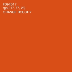 #D94D17 - Orange Roughy Color Image