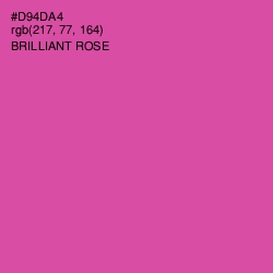 #D94DA4 - Brilliant Rose Color Image
