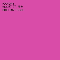 #D94DA8 - Brilliant Rose Color Image