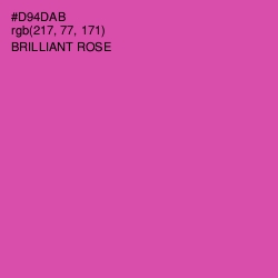 #D94DAB - Brilliant Rose Color Image