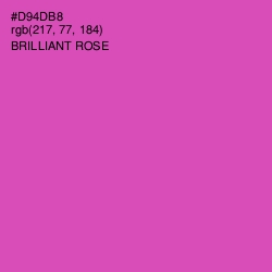 #D94DB8 - Brilliant Rose Color Image