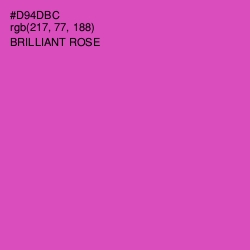 #D94DBC - Brilliant Rose Color Image