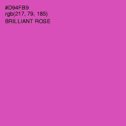 #D94FB9 - Brilliant Rose Color Image