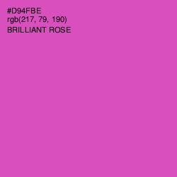 #D94FBE - Brilliant Rose Color Image