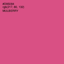 #D95084 - Mulberry Color Image