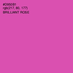 #D950B1 - Brilliant Rose Color Image