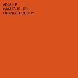 #D9511F - Orange Roughy Color Image