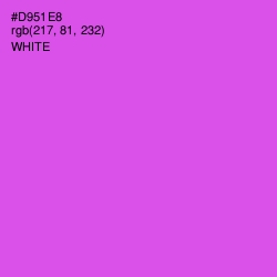 #D951E8 - Orchid Color Image