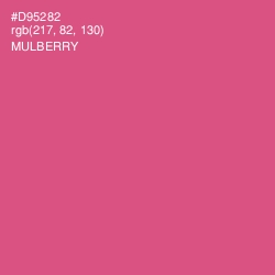 #D95282 - Mulberry Color Image