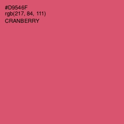 #D9546F - Cranberry Color Image