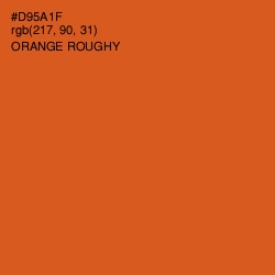 #D95A1F - Orange Roughy Color Image