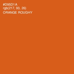 #D95D1A - Orange Roughy Color Image