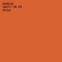 #D96232 - Piper Color Image