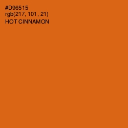 #D96515 - Hot Cinnamon Color Image