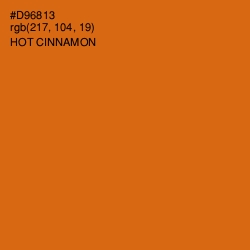 #D96813 - Hot Cinnamon Color Image