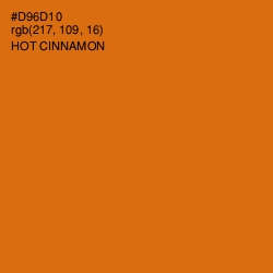 #D96D10 - Hot Cinnamon Color Image