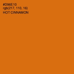 #D96E10 - Hot Cinnamon Color Image