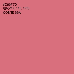 #D96F7D - Contessa Color Image