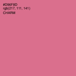 #D96F8D - Charm Color Image