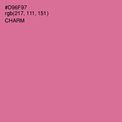 #D96F97 - Charm Color Image